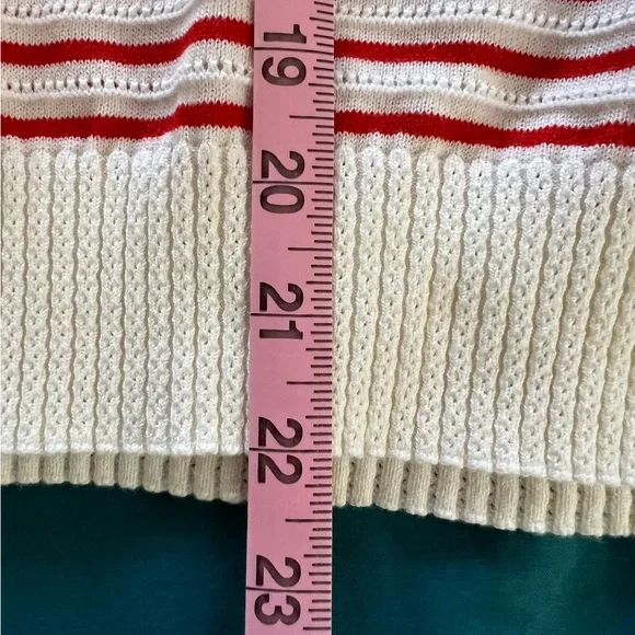 Madewell Cream and Red Striped Knit Top - Picture 8 of 8